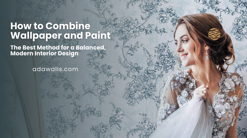 How to Combine Wallpaper and Paint: Balanced Modern Interiors | Adawall