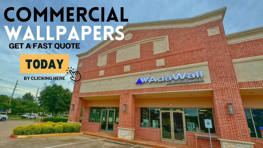 Wallpaper Installation in Houston For Commercials - Adawall -Houston Wallpaper Store - Walcoverings, Curtains & Wall Panels