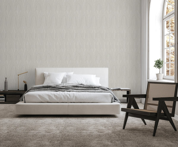 Dark 3D Embossed Wallpaper with Cream Patterns Wallpaper, Textured Wallpaper,Natural Wallpaper, Modern & Minimalist Wall Covering,Modern Look Neutral Colors Glittering Wallcovering