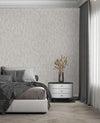 Dark Cream Modern Wallpaper, Natural Wallpaper, Modern & Minimalist Wall Covering,Modern Look Neutral Colors Glittering Wallcovering
