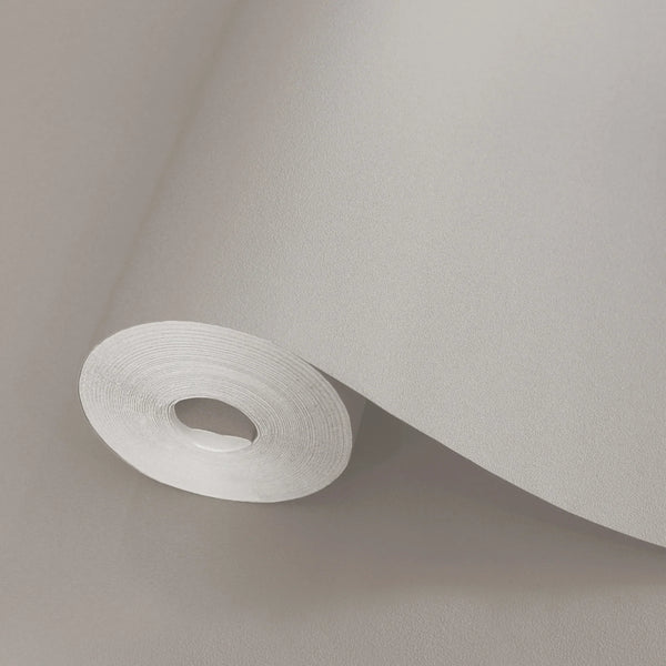 Velvet Cream Wallpaper, Matte Gray Wallpaper, Modern & Minimalist Wall Covering,Modern Look Neutral Colors Glittering Wallcovering