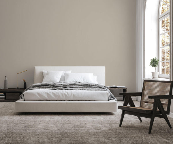 Soft Latte Wallpaper, Matte Gray Wallpaper, Modern & Minimalist Wall Covering,Modern Look Neutral Colors Glittering Wallcovering