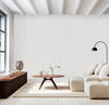 White Muse Grid Texture Wallpaper, Textured Wallpaper, Modern & Minimalist Wall Covering, Modern Look Neutral Colors Glittering Wall Decor