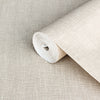 Light Cream Muse Linen Texture Wallpaper, Natural Wallpaper, Modern & Minimalist Wall Covering, Modern Look Neutral Colors Glittering Wallcovering