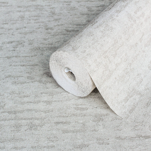 Light Gray Muse Stucco Texture Wallpaper, Natural Wallpaper, Modern & Minimalist Wall Covering, Modern Look Neutral Colors Glittering Wall Cover