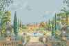 Ancient Roman Garden Wallpaper, Palace Fountain Mural, Oversized Custom Size Wall Art, Non-Woven, Non-Adhesive, Modern Wall Paper, Removable