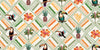 Tropical, Parrot, Pineapple Wallpaper, Seamless Pattern Mural, Oversized Custom Size Wall Art, Non-Woven, Non-Adhesive, Modern Wall Paper, Removable