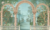 Ancient Roman Architecture Wallpaper,Botanic Mural, Oversized Custom Size Wall Art, Non-Woven, Non-Adhesive, Modern Wall Paper, Removable