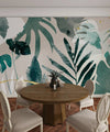 Abstract Art Gold Wallpaper, Tropical Leaves Mural, Oversized Custom Size Wall Art, Non - Woven, Non - Adhesive, Modern Wall Paper, Removable - Adawall Wallpaper - Registered Trade Accounts Only, Wallpaper Wholesale Account - W77727 - Adawall Wholesale - Wallpaper Wholesaler