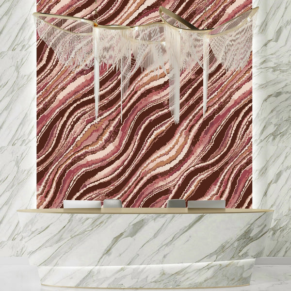 Abstract Art Wallpaper, Stripes Mural, Oversized Custom Size Wall Art, Non - Woven, Non - Adhesive, Modern Wall Paper, Removable - Adawall Wallpaper - Registered Trade Accounts Only, Wallpaper Wholesale Account - W78003 - Adawall Wholesale - Wallpaper Wholesaler