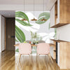 Abstract Art Wallpaper, Tropical Leaves Mural, Oversized Custom Size Wall Art, Non - Woven, Non - Adhesive, Modern Wall Paper, Removable - Adawall Wallpaper - Registered Trade Accounts Only, Wallpaper Wholesale Account - W77933 - Adawall Wholesale - Wallpaper Wholesaler