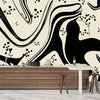 Abstract Black - White Wallpaper, Seamless Pattern Mural, Oversized Custom Size Wall Art, Non - Woven, Non - Adhesive, Modern Wall Paper, Removable - Adawall Wallpaper - Registered Trade Accounts Only, Wallpaper Wholesale Account - W77724 - Adawall Wholesale - Wallpaper Wholesaler