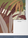 Abstract Botanical Wallpaper, Leaves Mural, Oversized Custom Size Wall Art, Non - Woven, Non - Adhesive, Modern Wall Paper, Removable - Adawall Wallpaper - Registered Trade Accounts Only, Wallpaper Wholesale Account - W77746 - Adawall Wholesale - Wallpaper Wholesaler