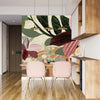 Abstract Botanical Wallpaper, Leaves Mural, Oversized Custom Size Wall Art, Non - Woven, Non - Adhesive, Modern Wall Paper, Removable - Adawall Wallpaper - Registered Trade Accounts Only, Wallpaper Wholesale Account - W77746 - Adawall Wholesale - Wallpaper Wholesaler