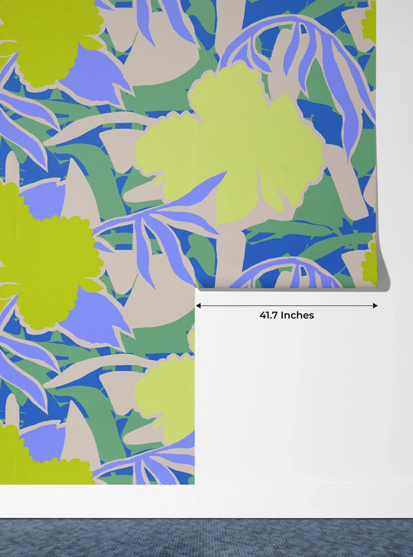 Abstract Dynamic Flowers Wallpaper, Seamless Pattern Mural, Oversized Custom Size Wall Art, Non - Woven, Non - Adhesive, Modern Wall Paper, Removable - Adawall Wallpaper - Registered Trade Accounts Only, Wallpaper Wholesale Account - W77899 - Adawall Wholesale - Wallpaper Wholesaler