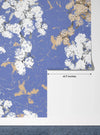 Abstract Floral, Blue Background Wallpaper, Seamless Pattern Mural, Oversized Custom Size Wall Art, Non - Woven, Non - Adhesive, Modern Wall Paper, Removable - Adawall Wallpaper - Registered Trade Accounts Only, Wallpaper Wholesale Account - W78171 - Adawall Wholesale - Wallpaper Wholesaler