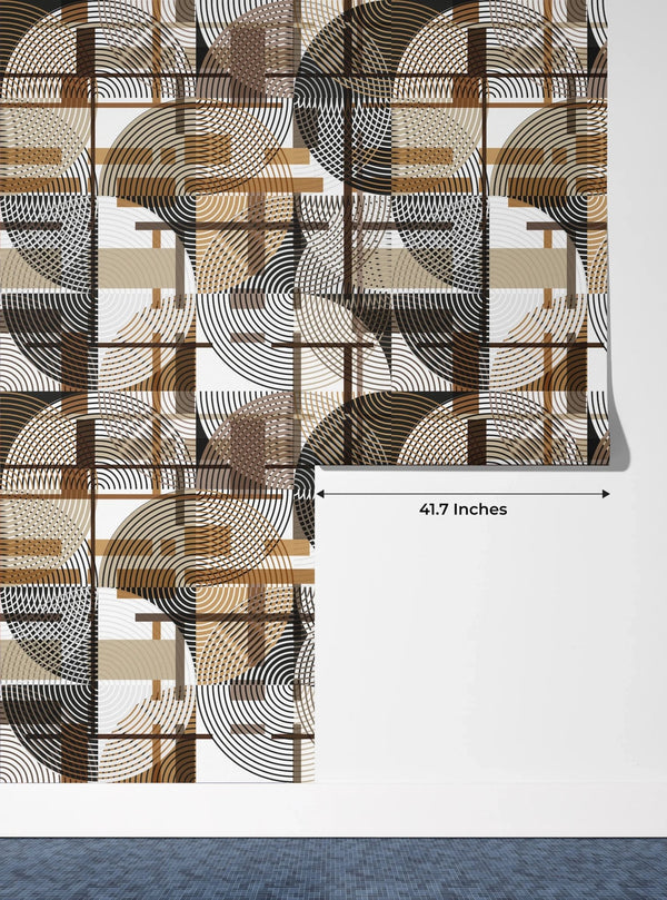 Abstract Geometric Shapes Wallpaper, Seamless Pattern Mural, Oversized Custom Size Wall Art, Non - Woven, Non - Adhesive, Modern Wall Paper, Removable - Adawall Wallpaper - Registered Trade Accounts Only, Wallpaper Wholesale Account - W77626 - Adawall Wholesale - Wallpaper Wholesaler