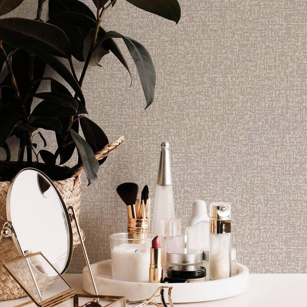 Abstract Glam 3D Embossed Wallpaper, Ivory Metallic Accents Luxury Wallcovering, Washable, Durable Home and Commercial Use Wall Decor - Adawall Wallpaper - Registered Trade Accounts Only, Wallpaper Wholesale Account - 23109-2 - Adawall Wholesale - Wallpaper Wholesaler