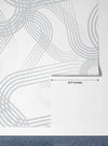 Abstract Gray Lines Wallpaper, Seamless Pattern Mural, Oversized Custom Size Wall Art, Non - Woven, Non - Adhesive, Modern Wall Paper, Removable - Adawall Wallpaper - Registered Trade Accounts Only, Wallpaper Wholesale Account - W78193 - Adawall Wholesale - Wallpaper Wholesaler