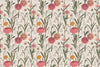 Abstract Handmade Floral Wallpaper, Seamless Pattern Mural, Oversized Custom Size Wall Art, Non - Woven, Non - Adhesive, Modern Wall Paper, Removable - Adawall Wallpaper - Registered Trade Accounts Only, Wallpaper Wholesale Account - W78011 - Adawall Wholesale - Wallpaper Wholesaler