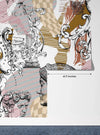 Abstract Sculpture Wallpaper, Seamless Pattern Mural, Oversized Custom Size Wall Art, Non - Woven, Non - Adhesive, Modern Wall Paper, Removable - Adawall Wallpaper - Registered Trade Accounts Only, Wallpaper Wholesale Account - W78098 - Adawall Wholesale - Wallpaper Wholesaler
