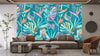 Abstract Tropical Leaves Wallpaper, Seamless Pattern Mural, Oversized Custom Size Wall Art, Non - Woven, Non - Adhesive, Modern Wall Paper, Removable - Adawall Wallpaper - Registered Trade Accounts Only, Wallpaper Wholesale Account - W78046 - Adawall Wholesale - Wallpaper Wholesaler