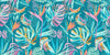 Abstract Tropical Leaves Wallpaper, Seamless Pattern Mural, Oversized Custom Size Wall Art, Non - Woven, Non - Adhesive, Modern Wall Paper, Removable - Adawall Wallpaper - Registered Trade Accounts Only, Wallpaper Wholesale Account - W78046 - Adawall Wholesale - Wallpaper Wholesaler