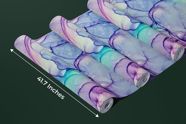 Alcohol Ink Colors Wallpaper, Abstract Mural, Oversized Custom Size Wall Art, Non - Woven, Non - Adhesive, Modern Wall Paper, Removable - Adawall Wallpaper - Registered Trade Accounts Only, Wallpaper Wholesale Account - W77623 - Adawall Wholesale - Wallpaper Wholesaler