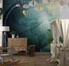 Ancient Globe Wallpaper, World Map Background Mural, Oversized Custom Size Wall Art, Non - Woven, Non - Adhesive, Modern Wall Paper, Removable - Adawall Wallpaper - Registered Trade Accounts Only, Wallpaper Wholesale Account - W77792 - Adawall Wholesale - Wallpaper Wholesaler