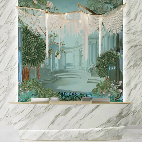 Ancient Roman Architecture Wallpaper,Botanic Mural, Oversized Custom Size Wall Art, Non - Woven, Non - Adhesive, Modern Wall Paper, Removable - Adawall Wallpaper - Registered Trade Accounts Only, Wallpaper Wholesale Account - W77504 - Adawall Wholesale - Wallpaper Wholesaler