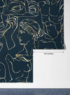 Antique Marble Statues Wallpaper, Seamless Pattern Mural, Oversized Custom Size Wall Art, Non - Woven, Non - Adhesive, Modern Wall Paper, Removable - Adawall Wallpaper - Registered Trade Accounts Only, Wallpaper Wholesale Account - W78205 - Adawall Wholesale - Wallpaper Wholesaler