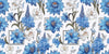 Artful Floral, Borders Wallpaper, Seamless Pattern Mural, Oversized Custom Size Wall Art, Non - Woven, Non - Adhesive, Modern Wall Paper, Removable - Adawall Wallpaper - Registered Trade Accounts Only, Wallpaper Wholesale Account - W78009 - Adawall Wholesale - Wallpaper Wholesaler