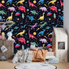 Astronaut Dinosaurs Wallpaper, Cute Space Seamless Pattern Mural, Oversized Custom Size Wall Art, Non - Woven, Non - Adhesive, Modern Wall Paper, Removable - Adawall Wallpaper - Registered Trade Accounts Only, Wallpaper Wholesale Account - W77553 - Adawall Wholesale - Wallpaper Wholesaler