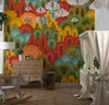 Autumn Forest, Trees Wallpaper, Seamless Pattern Mural, Oversized Custom Size Wall Art, Non - Woven, Non - Adhesive, Modern Wall Paper, Removable - Adawall Wallpaper - Registered Trade Accounts Only, Wallpaper Wholesale Account - W78058 - Adawall Wholesale - Wallpaper Wholesaler