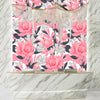 Pink Flowers Wallpaper, Seamless Pattern Mural, Oversized Custom Size Wall Art, Non-Woven, Non-Adhesive, Modern Wall Paper, Removable