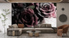 Beautiful Flowers Wallpaper, Dark Background Mural, Oversized Custom Size Wall Art, Non - Woven, Non - Adhesive, Modern Wall Paper, Removable - Adawall Wallpaper - Registered Trade Accounts Only, Wallpaper Wholesale Account - W77751 - Adawall Wholesale - Wallpaper Wholesaler