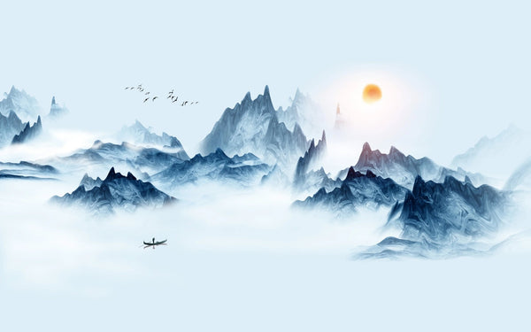 Beautiful Nature Wallpaper, Big Mountains Mural, Oversized Custom Size Wall Art, Non - Woven, Non - Adhesive, Modern Wall Paper, Removable - Adawall Wallpaper - Registered Trade Accounts Only, Wallpaper Wholesale Account - W78160 - Adawall Wholesale - Wallpaper Wholesaler
