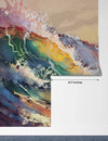 Beautiful Sunset Over Ocean Wallpaper, Oil Painting Mural, Oversized Custom Size Wall Art, Non - Woven, Non - Adhesive, Modern Wall Paper, Removable - Adawall Wallpaper - Registered Trade Accounts Only, Wallpaper Wholesale Account - W77607 - Adawall Wholesale - Wallpaper Wholesaler