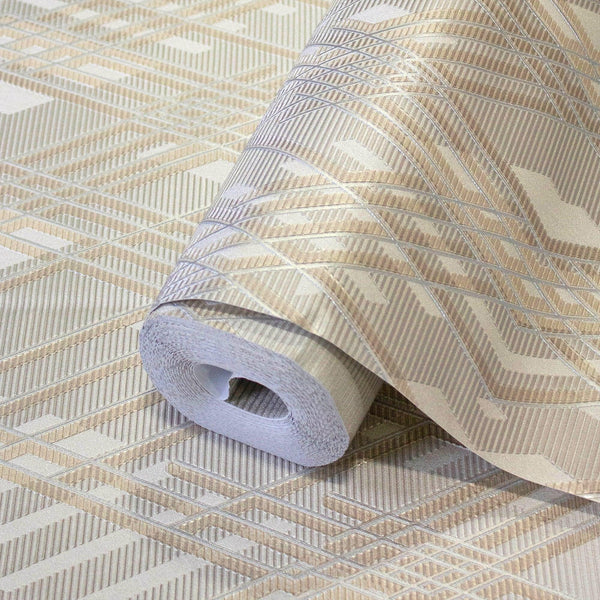 Beige, Brown Luxurious Argyle Pattern Embossed Wallpaper, Diomand Shape 3D Textured Shimmering - Adawall Wallpaper - Registered Trade Accounts Only, Wallpaper Wholesale Account - 1213-3 - Adawall Wholesale - Wallpaper Wholesaler