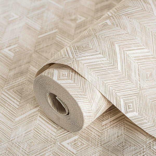 Beige Geometric Modern Textured Wallpaper, Contemporary Minimalist Wallcovering, Wall Accent - Adawall Wallpaper - Registered Trade Accounts Only, Wallpaper Wholesale Account - 1107-3 - Adawall Wholesale - Wallpaper Wholesaler