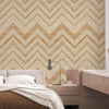 Beige Large Modern Chevron 3D Embossed Wallpaper, Modern Rich Textured Wallcovering - Adawall Wallpaper - Registered Trade Accounts Only, Wallpaper Wholesale Account - 1207-4 - Adawall Wholesale - Wallpaper Wholesaler