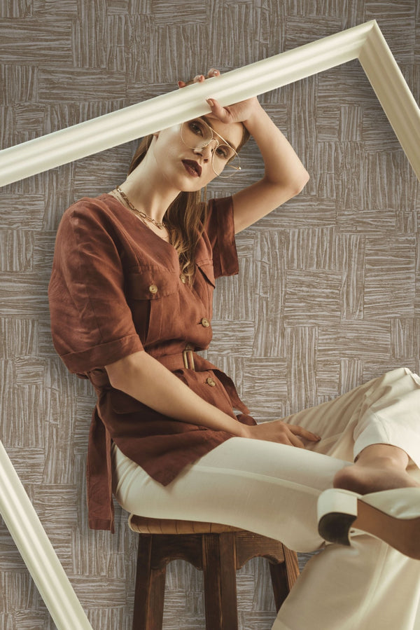 Beige Muse Brush Stroke Textured Wallpaper, Modern Minimalist Wall Covering, Neutral Shimmer Wall Decor - Adawall Wallpaper -Registered Trade Accounts Only, Wallpaper Wholesale Account - 25101-4 - Adawall Wholesale - Wallpaper Wholesaler