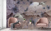 Birds Scene Wall Mural, Botanical Tropical Wallpaper, Nature, Customized Wall Mural, Durable, Non - Woven Wall Paper, Non - Adhesive, Removable - Adawall Wallpaper - Registered Trade Accounts Only, Wallpaper Wholesale Account - A304-2 - Adawall Wholesale - Wallpaper Wholesaler
