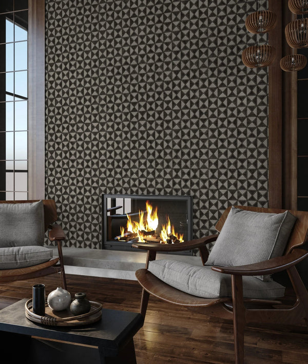 Black and Cream Wallpaper,Natural Wallpaper, Modern & Minimalist Wall Covering,Modern Look Neutral Colors Glittering Wallcovering - Adawall Wallpaper - Registered Trade Accounts Only, Wallpaper Wholesale Account - 24105-5 - Adawall Wholesale - Wallpaper Wholesaler