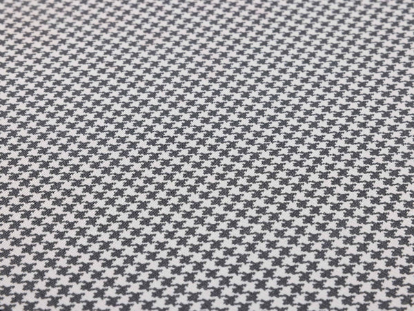 Black Classic Houndstooth Wallpaper, Textured Non-Adhesive Wallcovering - Walloro High End Wallcoverings & More