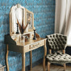 Blue Feathers Pattern Embossed Wallpaper, Tropical 3D Textured Birds Wallcovering - Adawall Wallpaper - Registered Trade Accounts Only, Wallpaper Wholesale Account - 9913-3 - Adawall Wholesale - Wallpaper Wholesaler
