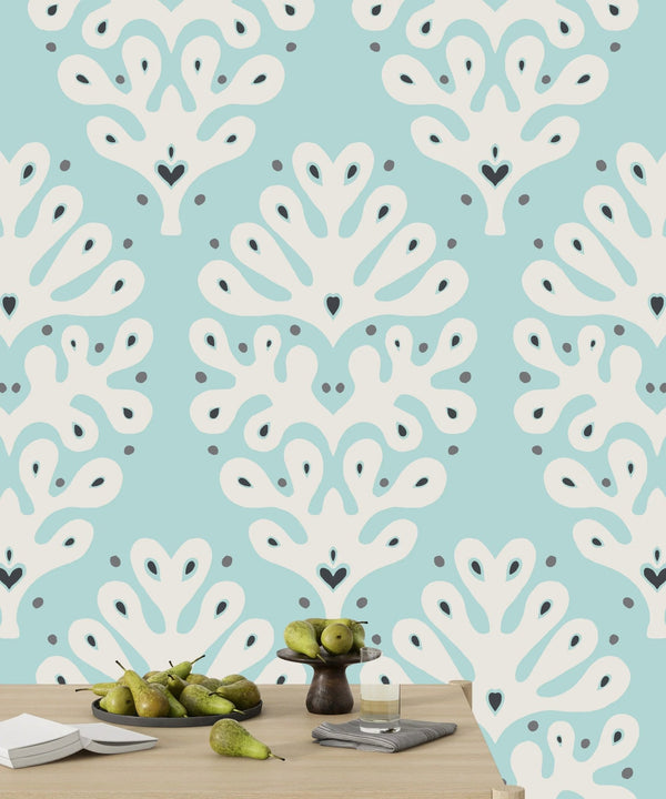 Blue Talavera Wallpaper, Seamless Pattern Mural, Oversized Custom Size Wall Art, Non - Woven, Non - Adhesive, Modern Wall Paper, Removable - Adawall Wallpaper - Registered Trade Accounts Only, Wallpaper Wholesale Account - W77684 - Adawall Wholesale - Wallpaper Wholesaler