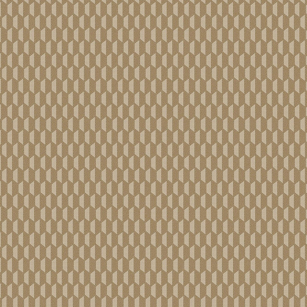 Brown Elegant Hexagon Embossed Wallpaper, Small Honeycomb Grid Pattern Textured wallcovering - Walloro High End Wallcoverings & More