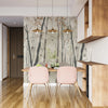 Brown Floral Wallpaper, Trees Mural, Oversized Custom Size Wall Art, Non - Woven, Non - Adhesive, Modern Wall Paper, Removable - Adawall Wallpaper - Registered Trade Accounts Only, Wallpaper Wholesale Account - W77599 - Adawall Wholesale - Wallpaper Wholesaler