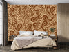 Brown Ikat Wallpaper, Seamless Pattern Mural, Oversized Custom Size Wall Art, Non - Woven, Non - Adhesive, Modern Wall Paper, Removable - Adawall Wallpaper - Registered Trade Accounts Only, Wallpaper Wholesale Account - W77981 - Adawall Wholesale - Wallpaper Wholesaler